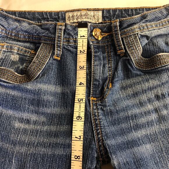 Y2k Phat Fashions Silver Label Jeans Flare Leg Iconic Cat Logo on back pocket - Picture 12 of 16